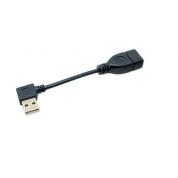 USB úhlový adapter 10cm levý