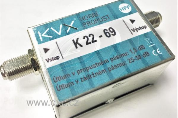 Propust horn KVX K22-69 - Kliknutm zobrazte detail obrzku.