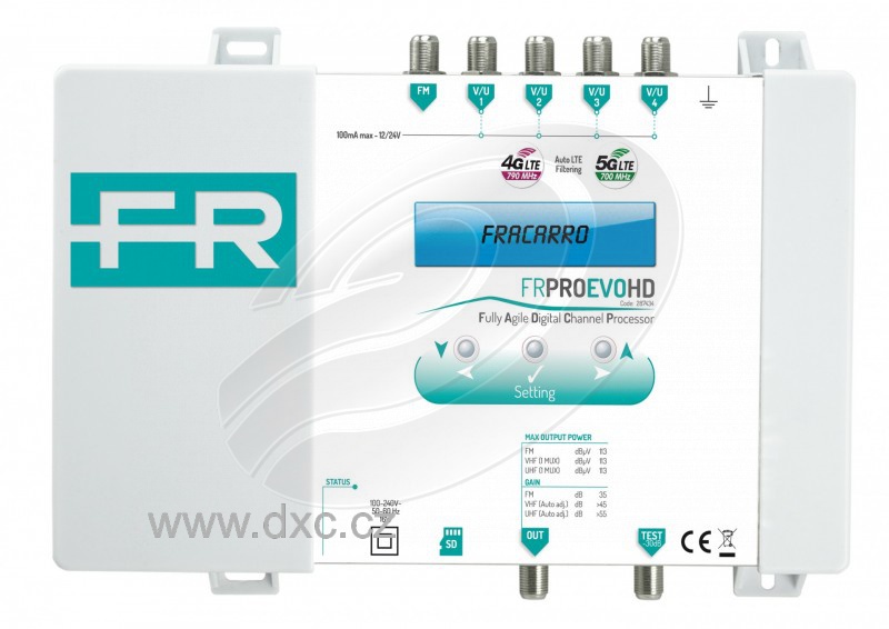 Fracarro FRPRO EVO HD programovateln zesilova - Kliknutm zobrazte detail obrzku.