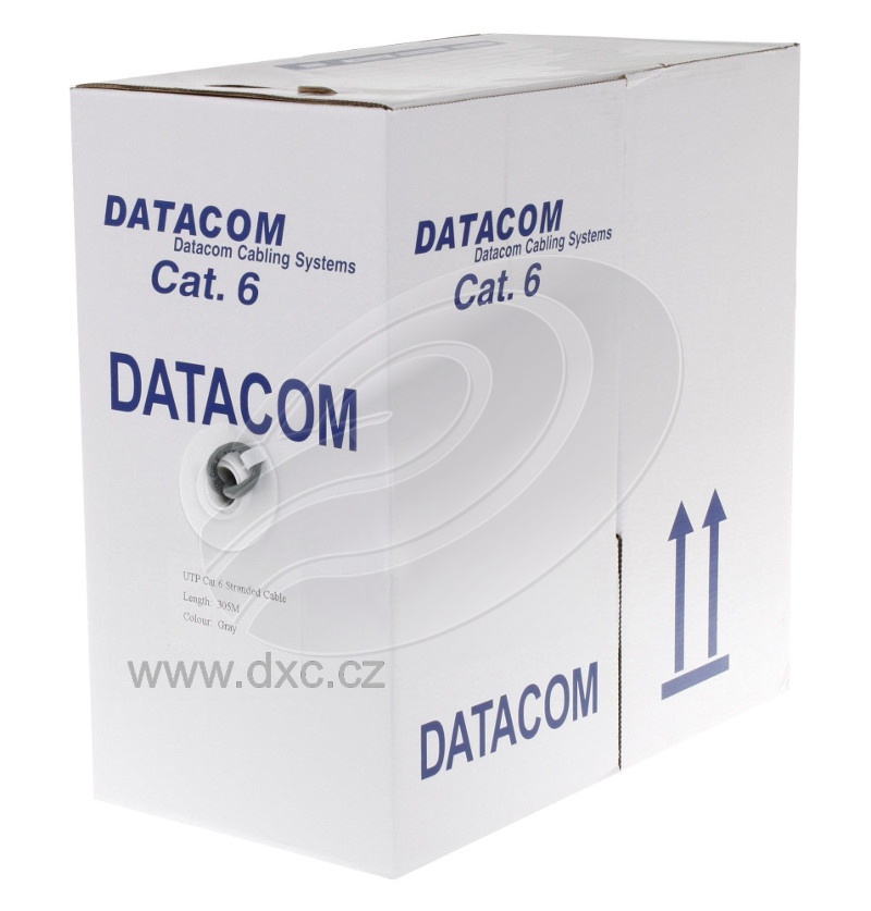 kabel UTP Cat6E Datacom - Kliknutm zobrazte detail obrzku.