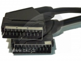 Kabel SCART - SCART HQ 1,5m Black